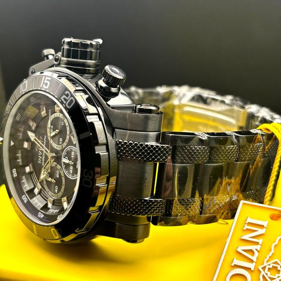 Invicta Coalition Forces 32727 Mens 52mm Black Stainless Chronograph Quartz 100m - Picture 17 of 17